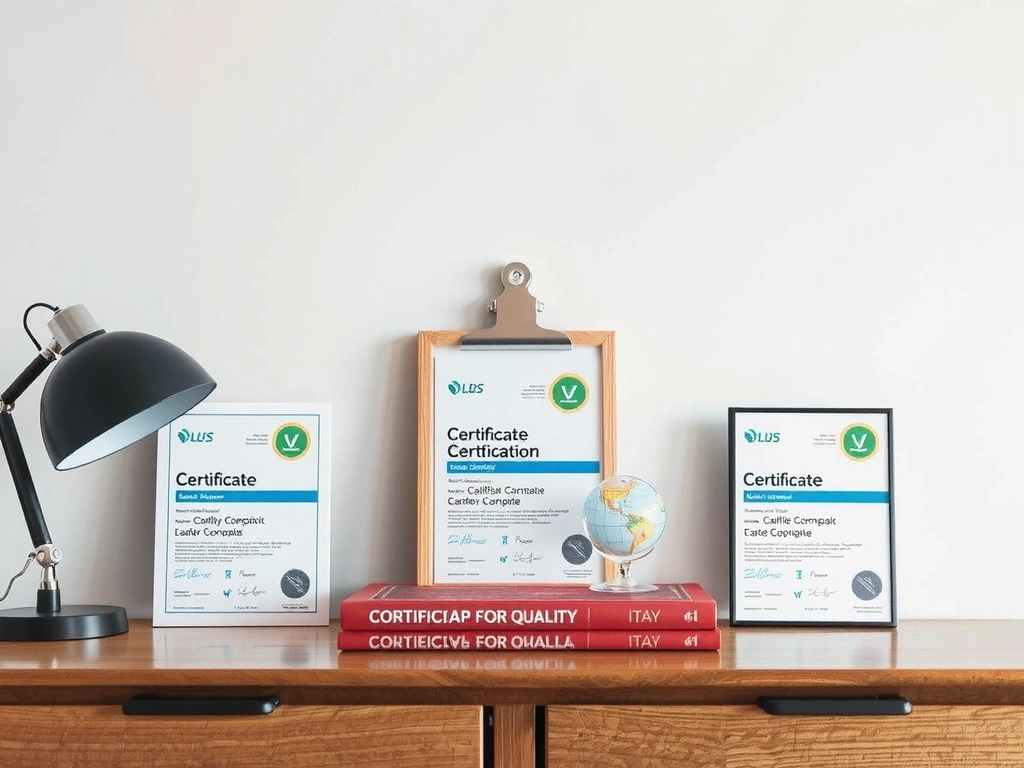 Documente de certificare furnizor